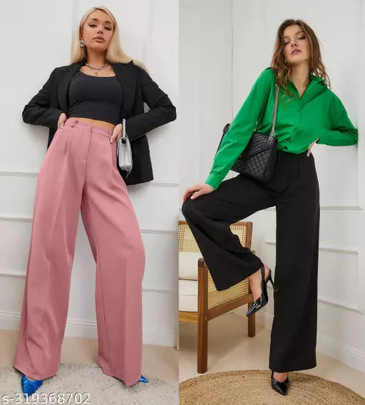 Trendy Retro Women Women Trousers