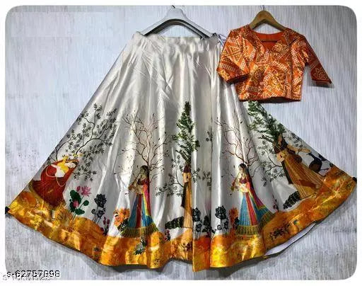DIGITAL PRINTED BANARASI FANCY LEHENGA
