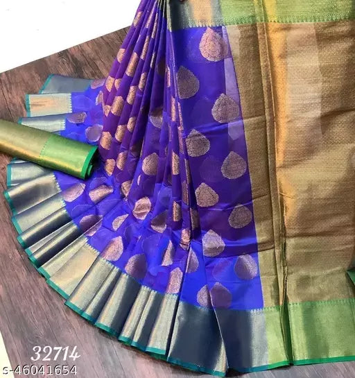 Banarasi Soft Silk Zari Boota Saree