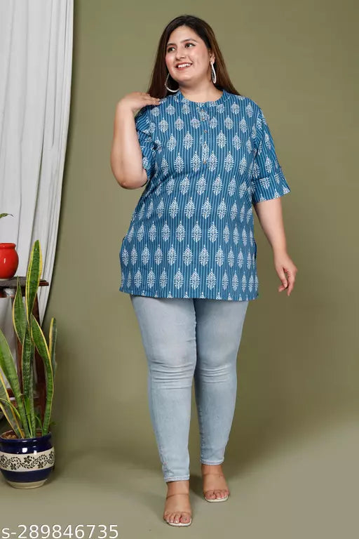Plus Size-Trendy Graceful Women Tops & Tunics