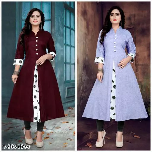 Women's Printed Khadi Cotton Kurti