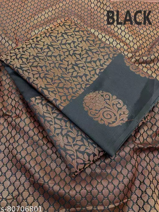 Beautiful Kanchi Semi Pattu Saree With Brocade Pallu Blouse.