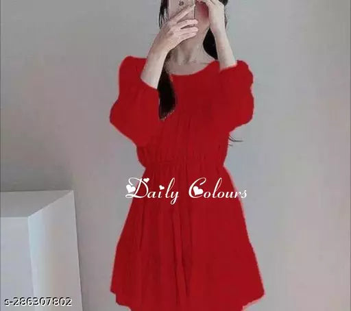 Red dress