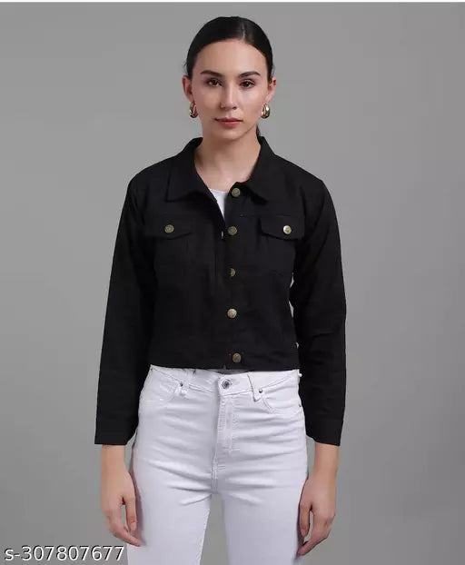 Fashionable women jacket black