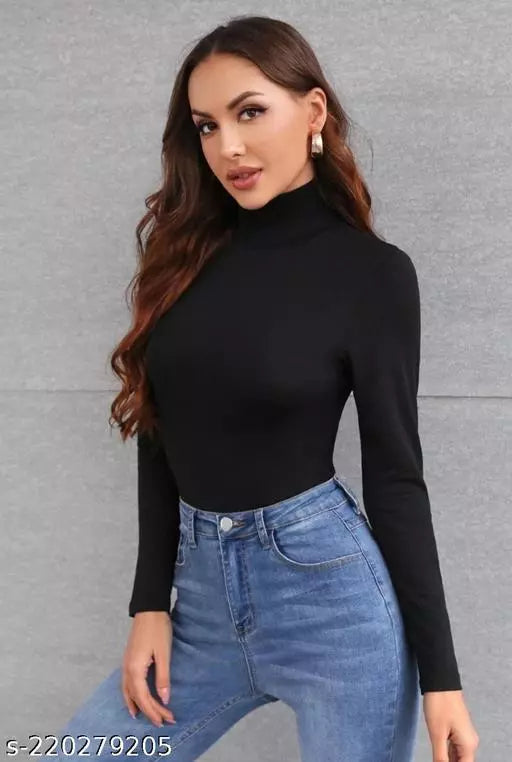 High Neck Full Sleeves Womens Sweaters Pullover