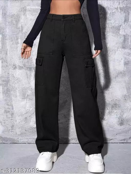 SAANU'S FASHION - STYLISH SIX POCKETS DENIM JEANS FOR GIRLS & WOMEN