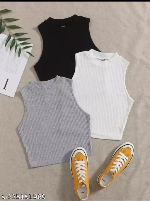 STYLISH 3 PCE CUT SLEEVE COMBO